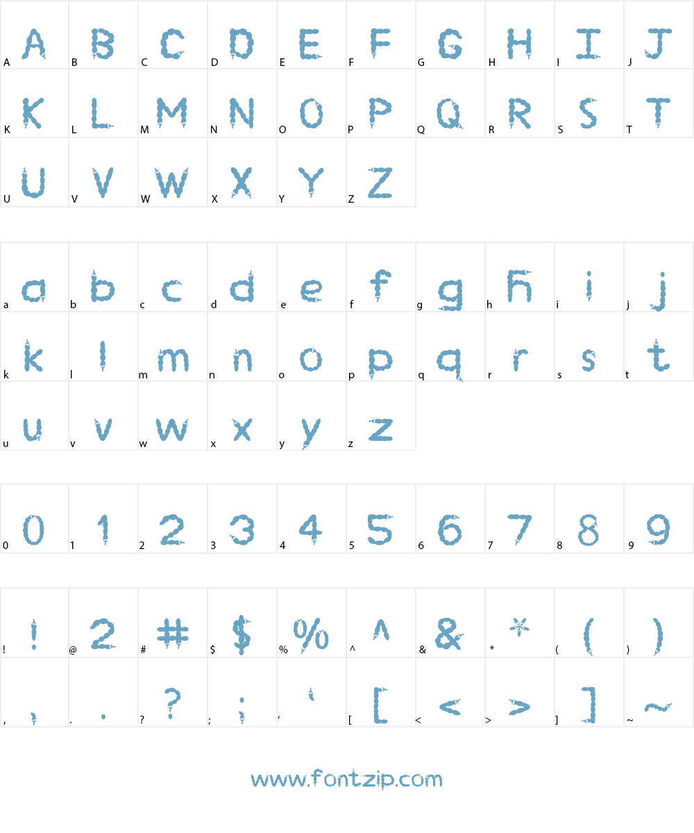EP Chilli Font Character